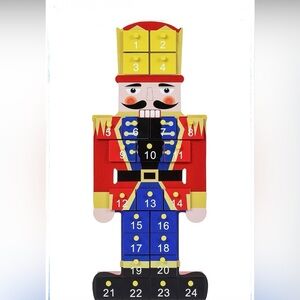 Wooden Nutcracker Advent Calendar